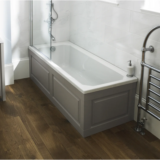1800mm x 800mm Straight Double Ended Bathtub