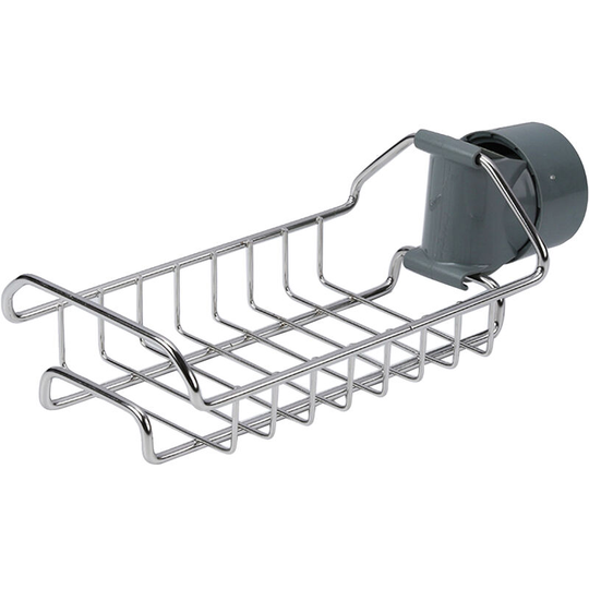 Kitchen Sponge Holder Brush Soap Organizer Double layer Faucet Storage Rack Sink Caddy Sponge Holder Shower Tray Drainer Shelf, Type 1 - Type 1