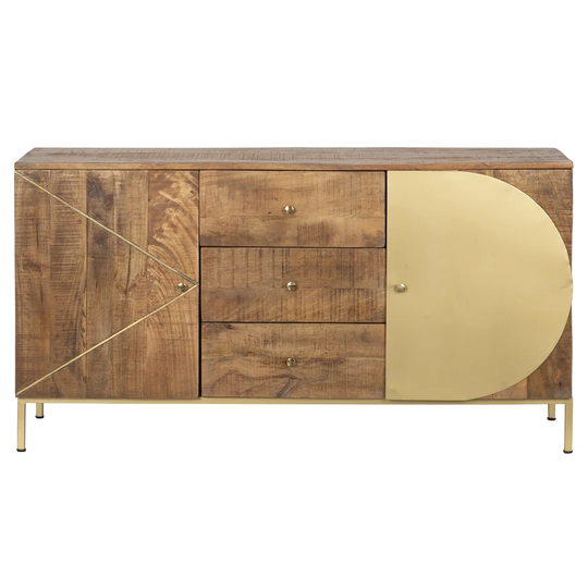 McKittrick 150cm Wide 3 Drawer Sideboard