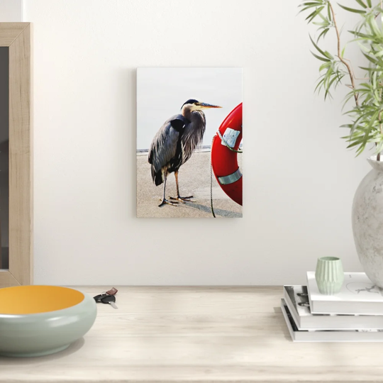 'Blue Heron Bird' Photographic Art