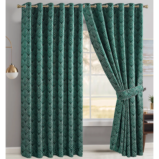 Annelise Eyelet Room Darkening Curtains