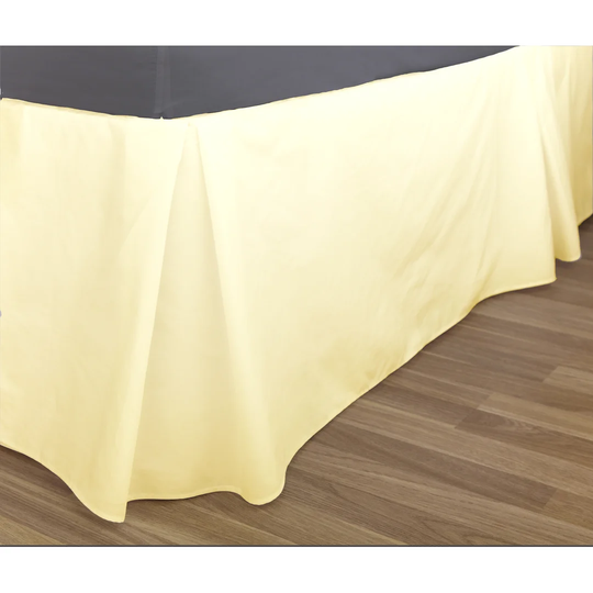 Percale Plain Dye 180 Thread Count Platform Valance