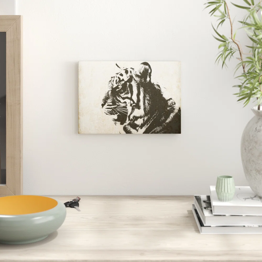 'White Bengal Tiger' Graphic Art