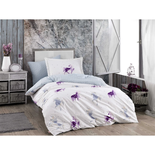 Swanger Reinforced Cotton Microfibre Duvet Cover Set