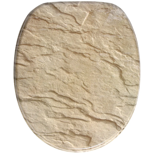Sandstone Soft Close Toilet Seat