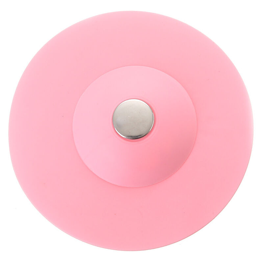 Set of 4] Bath Plugs Filters, Kitchen Sink Plugs, General Purpose Silicone Drain Filters, Kitchen Bathroom Drain Filters (pink)