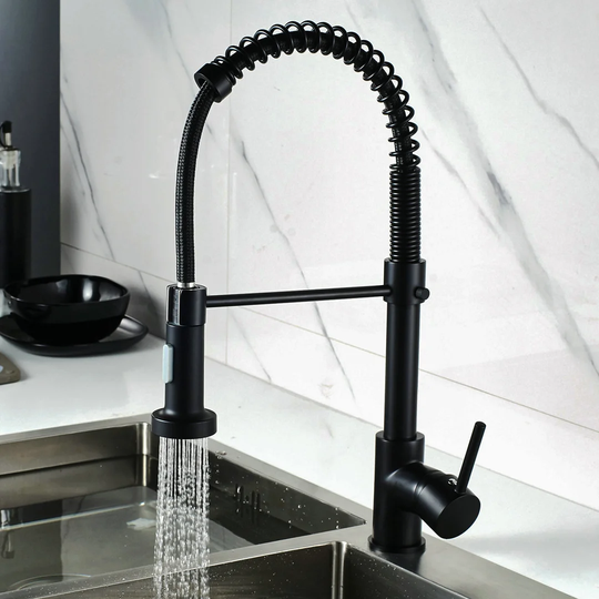 Pull Out Single Lever Carrasco Kitchen Tap