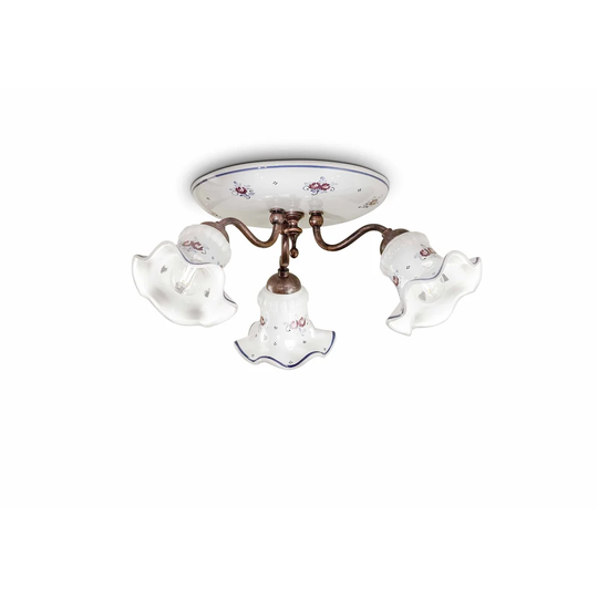 Linnet 3-Light 50cm Semi Flush Mount