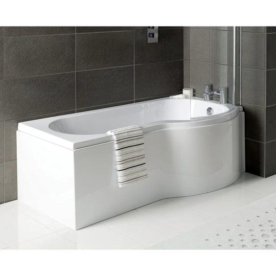 Agathla 1700 mm x 850 mm Shower Bath Single Ended Bathtub
