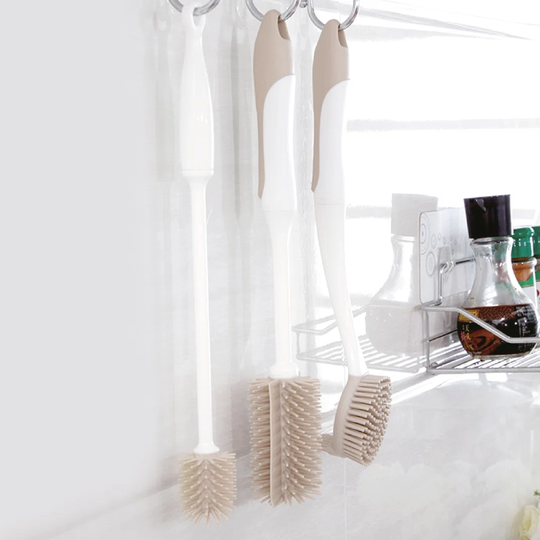 Adeeba 3 Piece Wall-Mounted Toilet Brush Set