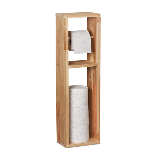 Lanza Free Standing/Wall Mounted Toilet Roll Holder