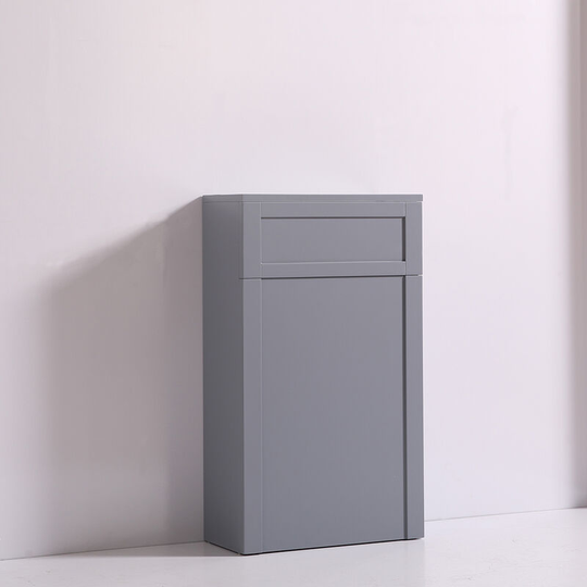 NRG - Bathroom Concealed Cistern Furniture Back to Wall Toilet Unit Matte Grey