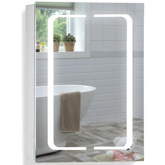 Seger 50cm x 70cm Surface Mount Mirror Cabinet