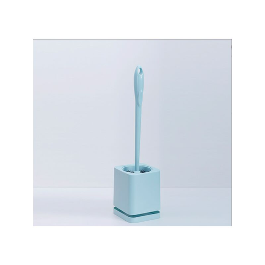 Wall Mounted Toilet Brush Set No Dead Angle Toilet Brush, Blue