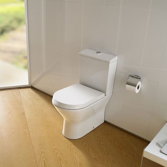 Ro.ca - Roca Nexo Compact Closed Coupled Toilet Push Button Cistern - Standard Seat