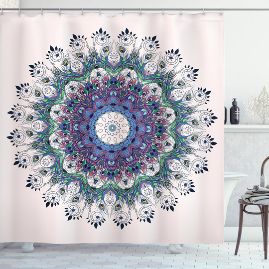 Bethany-Mai 13 Piece Polyester Shower Curtain Set