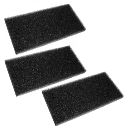 3x foam filter compatible with Gorenje D8565NR, d 8565 nr, D8666N, d 8666 n, D9565N Tumble Dryer Replacement Filter-Set - Vhbw