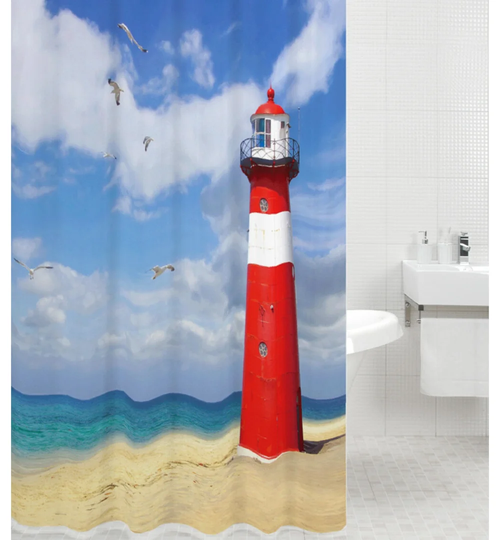 Mccloskey Lighthouse Shower Curtain