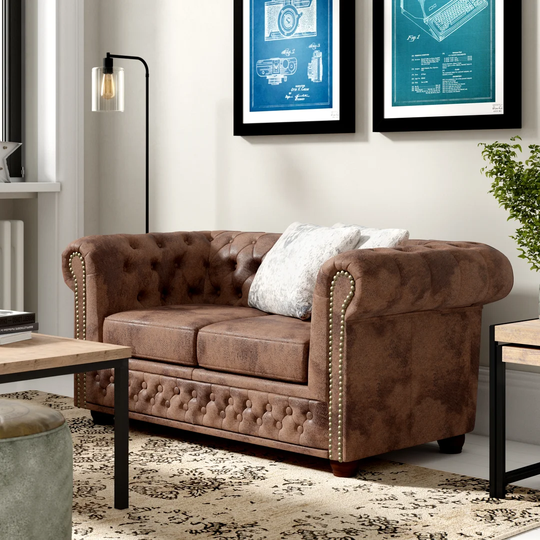 Abtao I 2 Seater Chesterfield Sofa