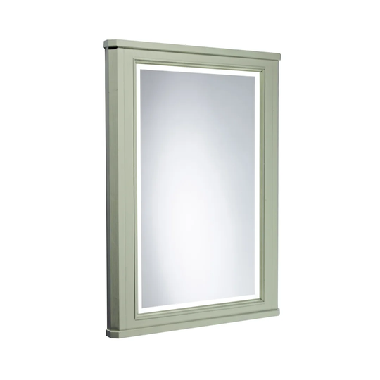 Lighted Wood Framed Wall Mounted Bathroom/Vanity Mirror Frame