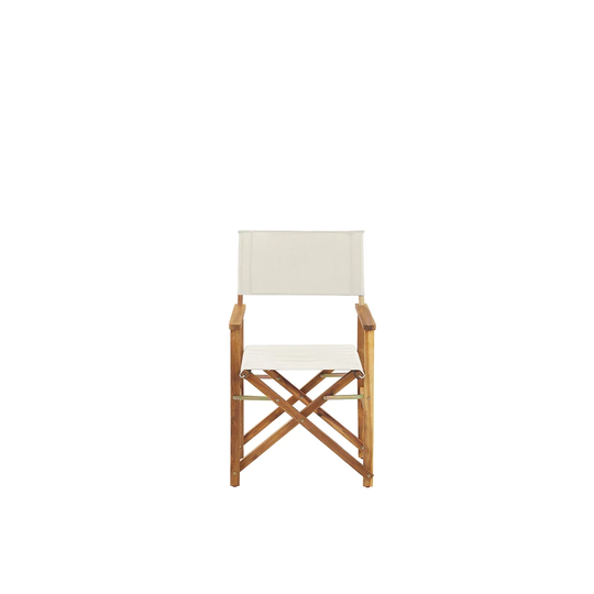 Freeburg Folding Acacia Patio Dining Armchair