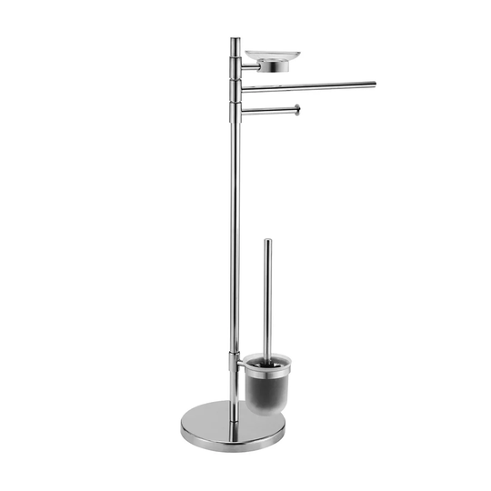 Falgout Free-Standing Toilet Roll & Brush Holder