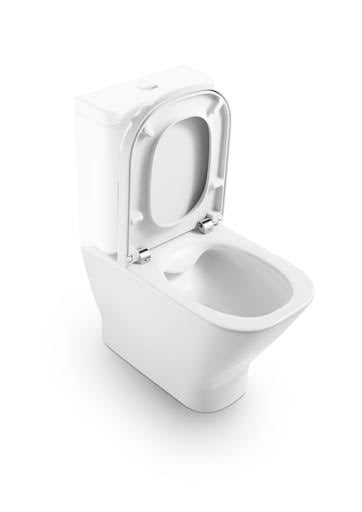 Roca The Gap Rimless Close Coupled Toilet & Soft Close Seat