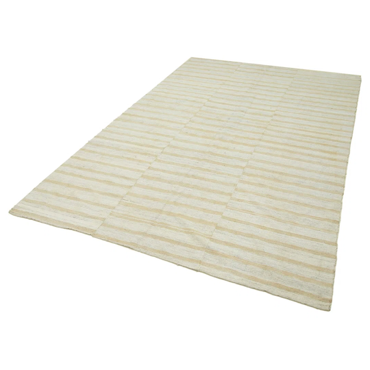 Dundas Hand-Knotted Cotton/Wool Grey Rug