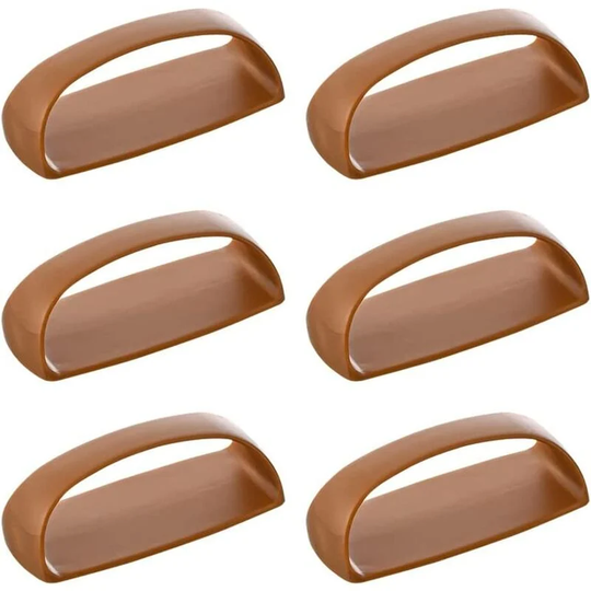 6 Pack Self-Stick Instant Cabinet Handle Pulls Drawer Pull Helper with Adhesive Sliding Door Handle Stick On Handle for Glass Windows Wardrobes Peel