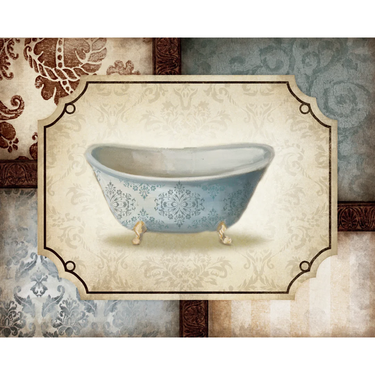 Classic Bathtub I - Wrapped Canvas Painting Print