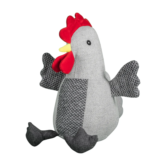 Dominique Chicken Herringbone Fabric Weighted Floor Stop