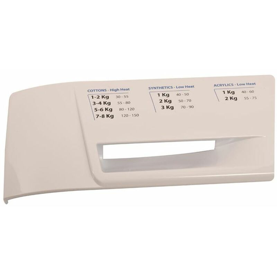 Washing Machine Detergent Drawer Handle for Hotpoint Tumble Dryers and Spin Dryers