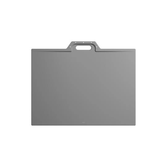1400 x 1000 mm Steel Enamel in Shower Tray - Cool Grey