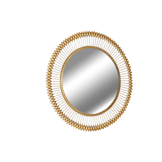 Rhineland Round Metal Framed Wall mounted Accent Mirror