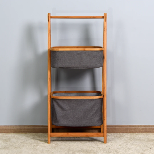 Avalise 44Cm W x 99Cm H x 33Cm D Solid Wood Free-Standing Bathroom Shelves