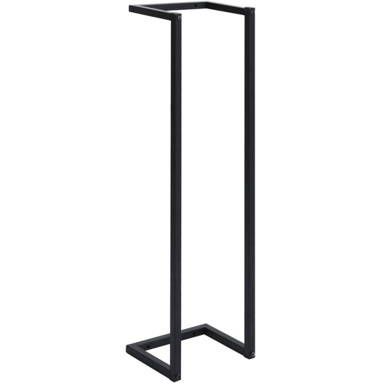 Towel Rack Black 25x20x95 cm Iron vidaXL - Black