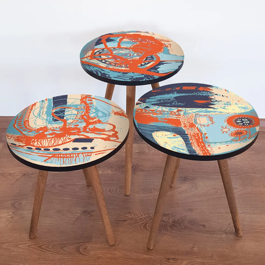 Angelia 3 Piece Nest of Tables
