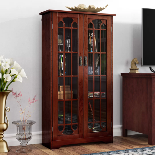 Window Pane Multimedia Cabinet