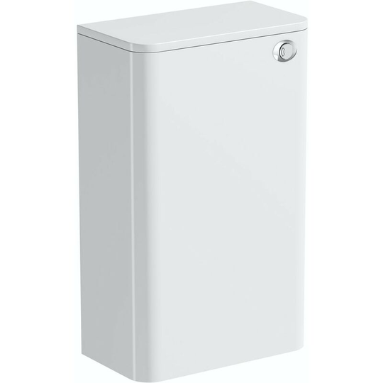 Mode - Ellis white back to wall toilet unit 500mm - White