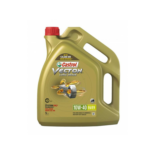 Vecton Long Drain 10W-40 E6/E9 - 5 Litres - 15B34C - Castrol