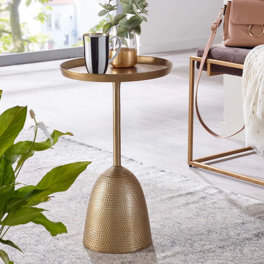 Fairmont Park Side Table Small round metal coffee table Couch Modern living room table Coffee table high