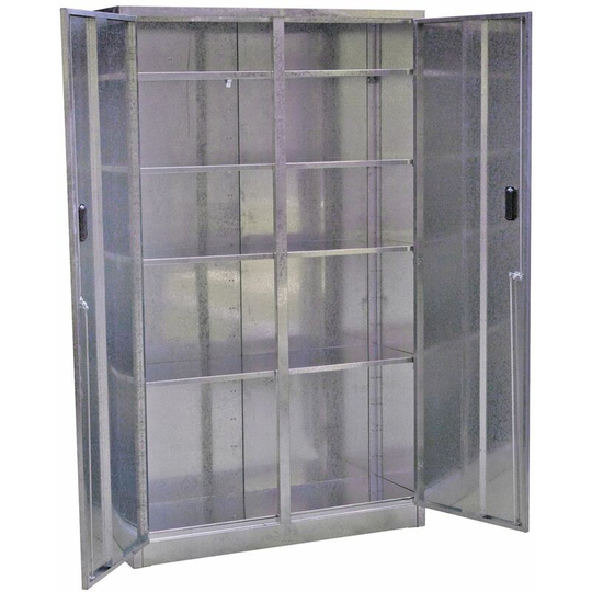 Sealey GSC110385 Galvanized Steel Floor Cabinet 4-Shelf Extra-Wide