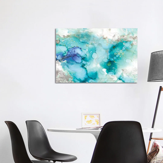 Teal Marble by Carol Robinson - Art Prints on Canvas