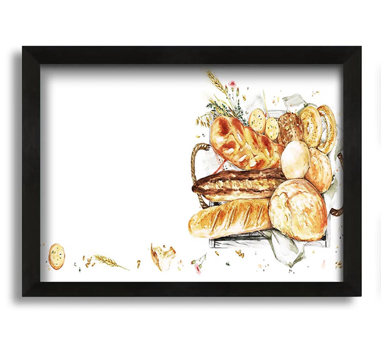 Breadcrumbs - Picture Frame Graphic Art on Canvas