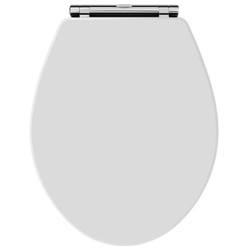 Park Lane Soft Close Round Toilet Seat - Top Fix White