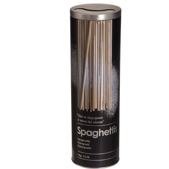 Embossed Spaghetti 1035ml Kitchen Canister