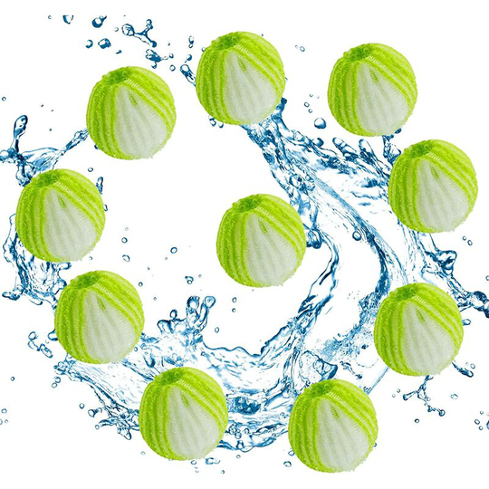 Hair Washing Machine, 10 Pieces Washing Machine Ball, Hair Catcher Washing Machine, Pet Washing Ball, for Dogs Cats Pet Hair Clothes Bedding (Green)