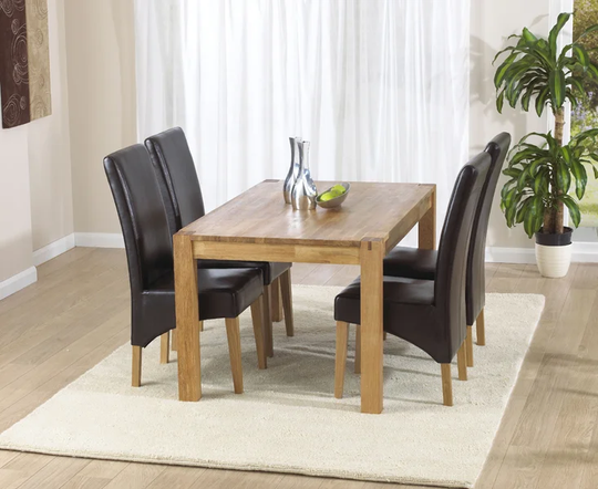 Vantassel Solid Oak Dining Table