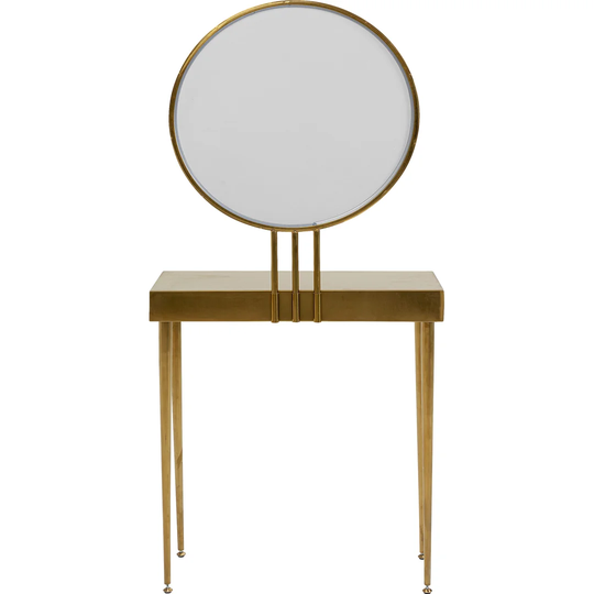 Curve Art Console Table and Mirror Set
