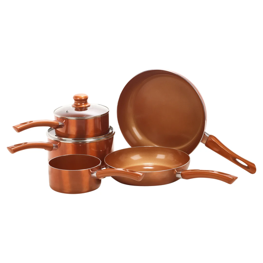 Fairmont Park Abigale 5 Pieces Copper Non Stick Cookware Set